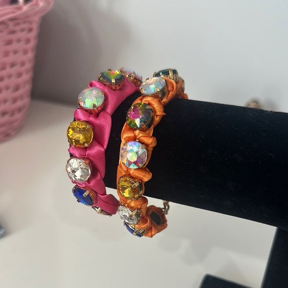 Zara Pink and Orange Beaded Bracelets - Picture 1 of 2